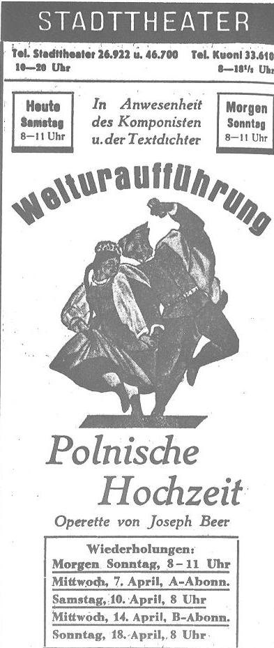 Beer Polnische Hochzeit Poster World Premiere