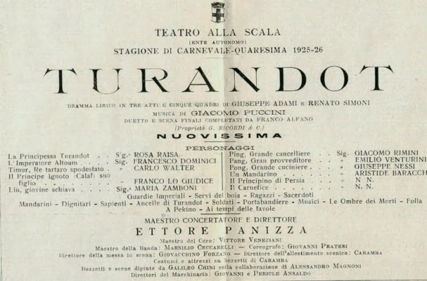 Raisa Turandot poster